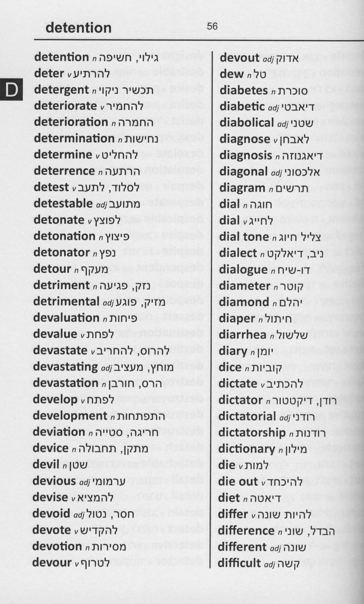 Hebrew Word to Word® Bilingual Dictionary