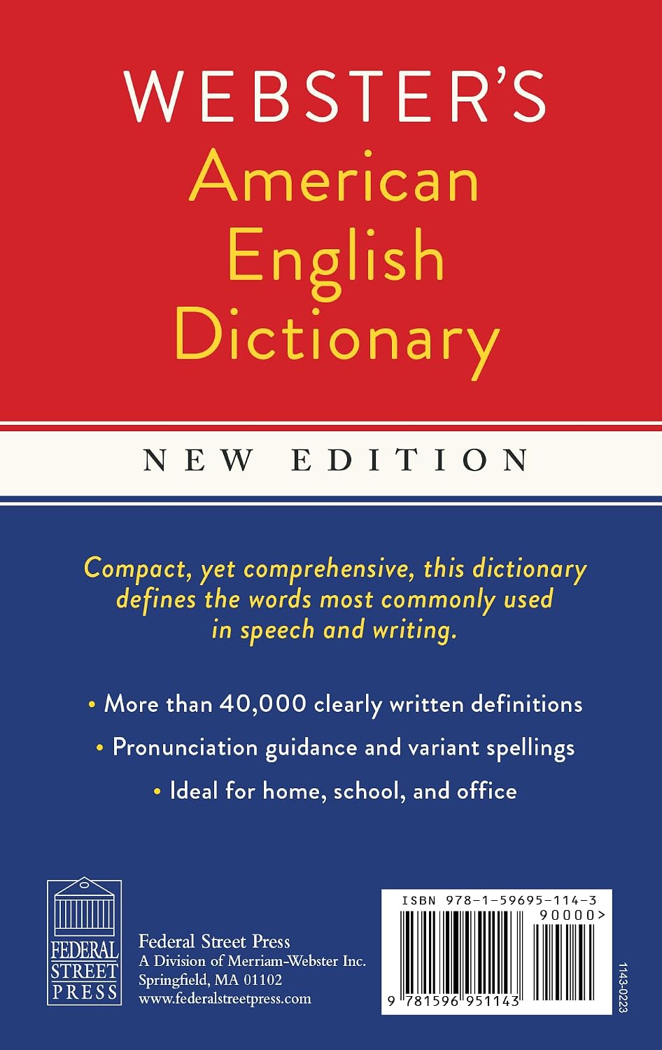 Webster's American English Dictionary, New Edition