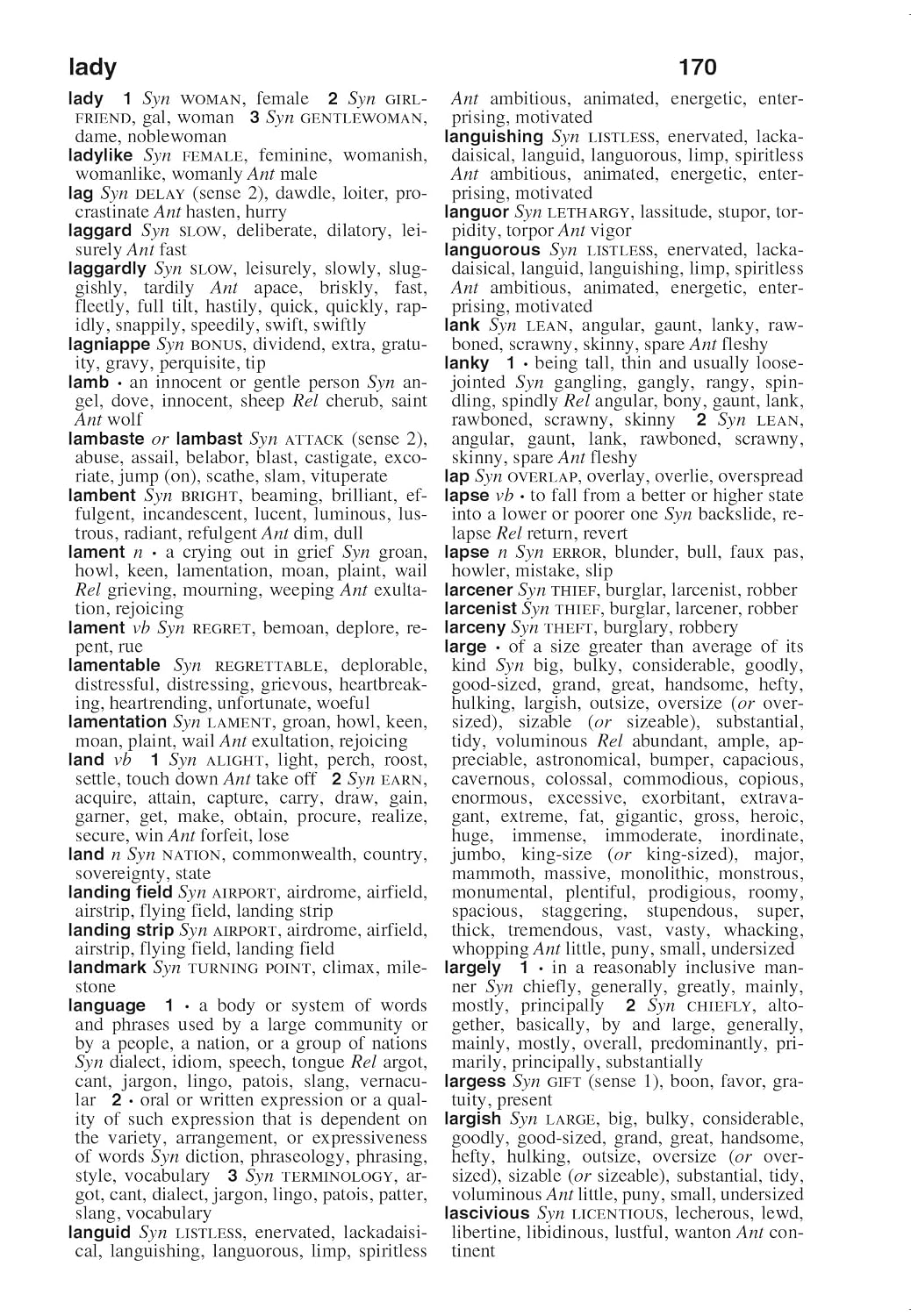 Webster's Thesaurus for Students, Fourth Edition