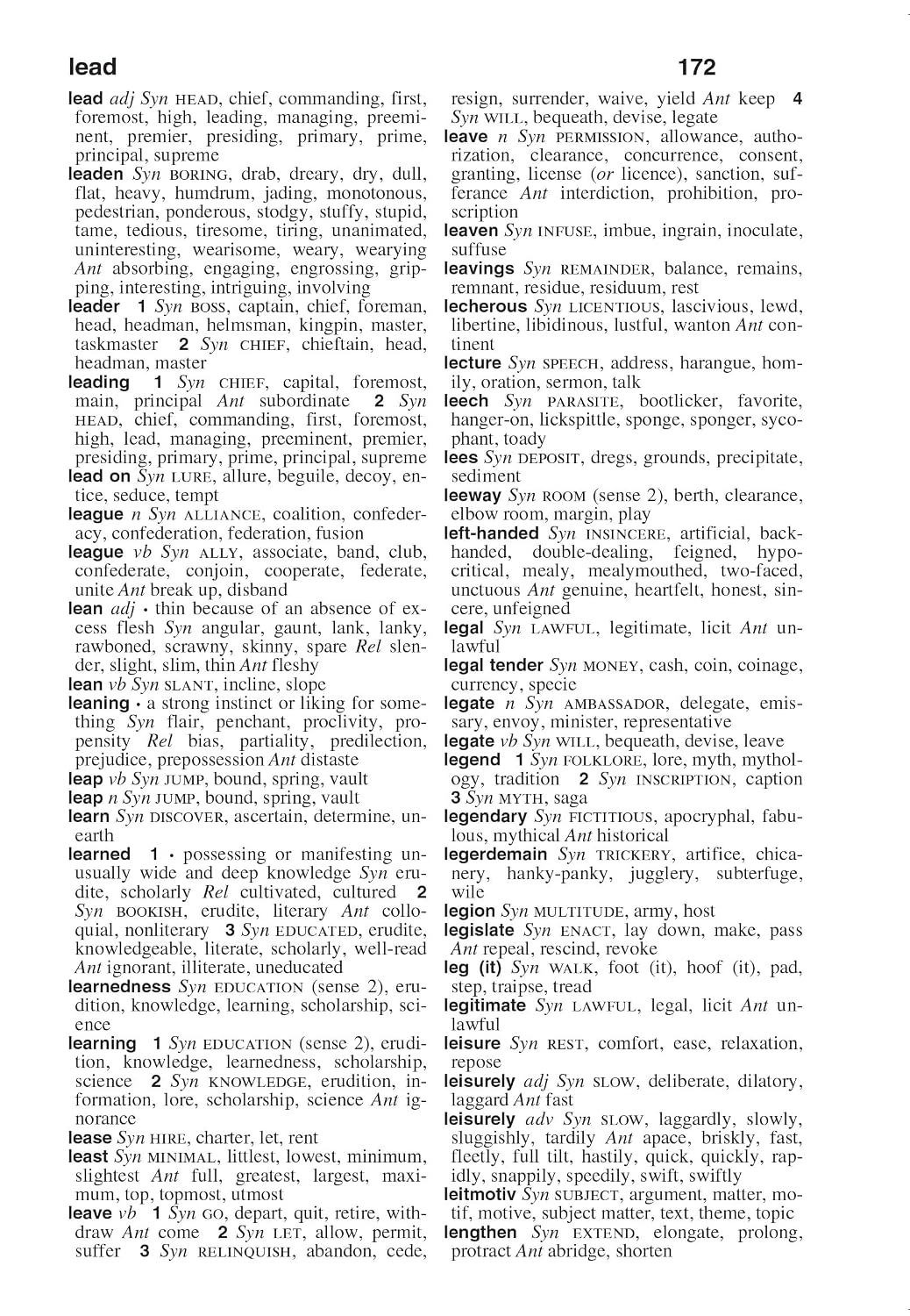 Webster's Thesaurus for Students, Fourth Edition