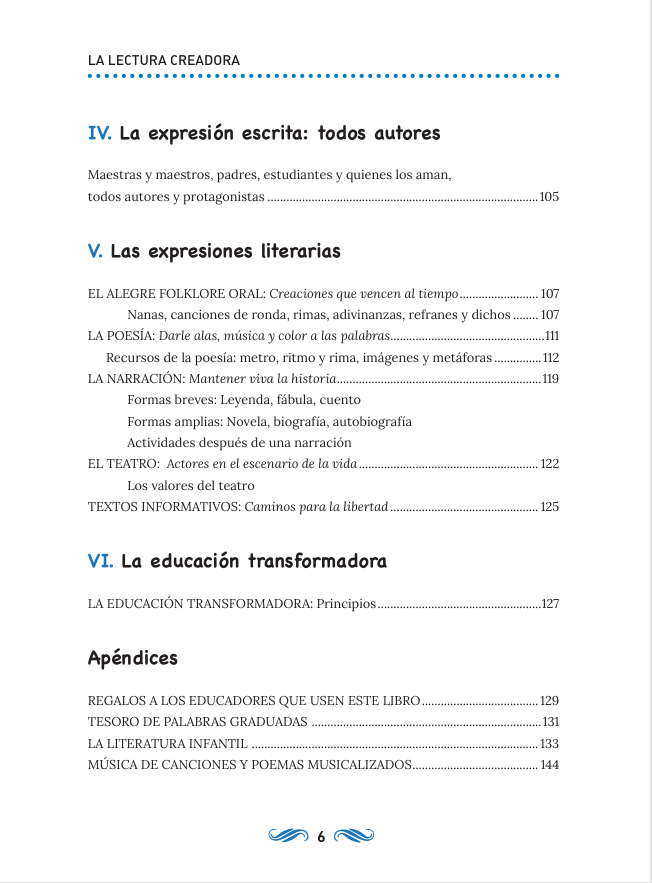La Lectura Creadora: El dialogo transformador