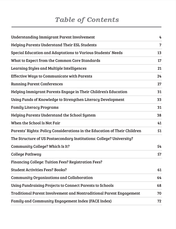 Enhancing Partnerships Between Teachers and Parents of English Language Learners