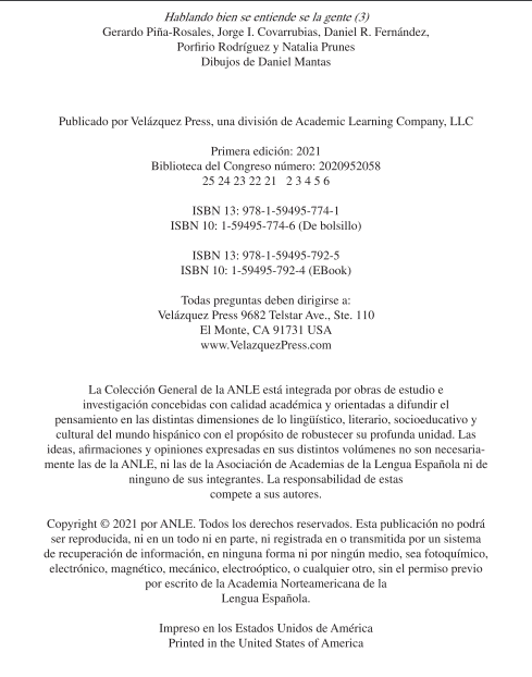 Hablando bien se entiende la gente 3 (eBook)