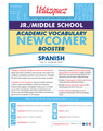 Velázquez Jr. /Middle School Academic Vocabulary Newcomer Booster Set - Spanish