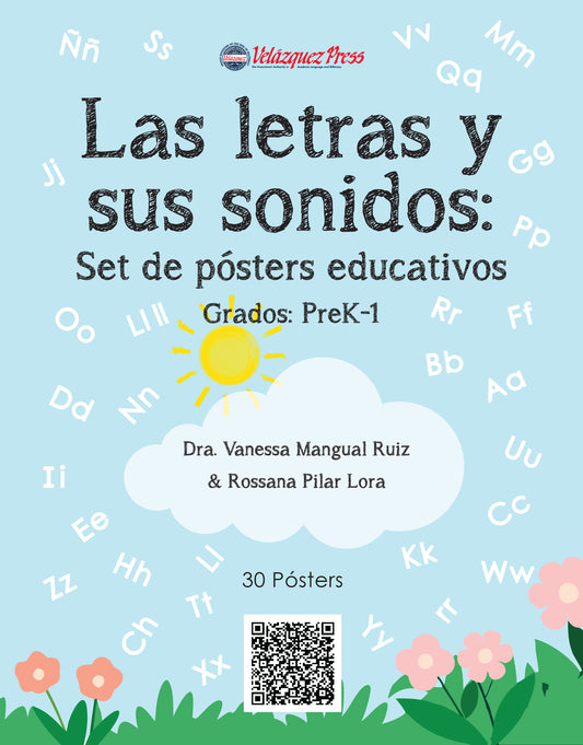 Las letras y sus sonidos: Set de pósters educativos (PreK-1) (Pre-Order October 1st)