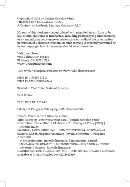 Rising Up: Create Your Own Path