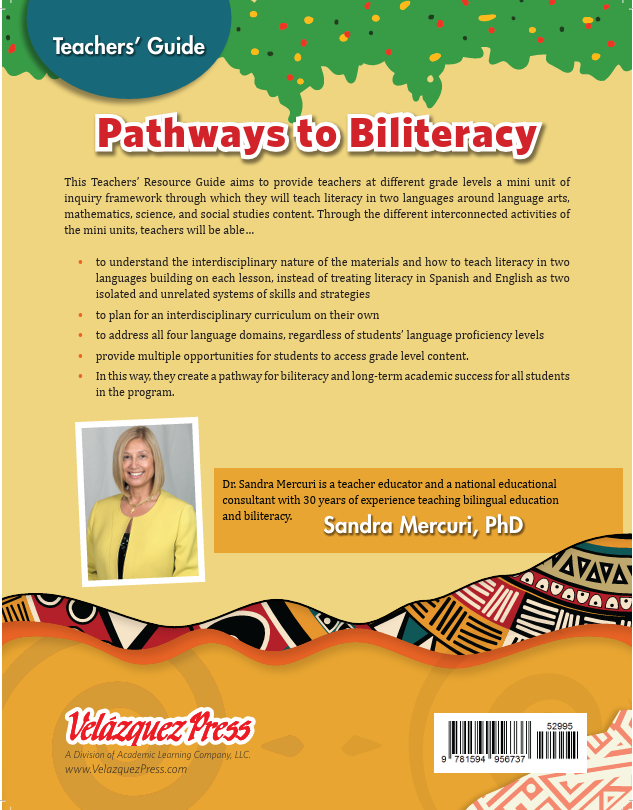 Velázquez Pathways to Biliteracy Teachers' Guide - PreK