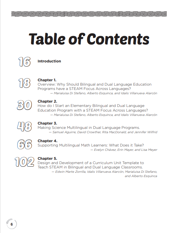 Integrando STEAM: A Guide for Elementary Bilingual and Dual Language Programs