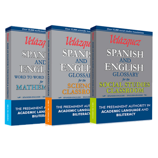 Dual Language Content Area Spanish and English Reference Set