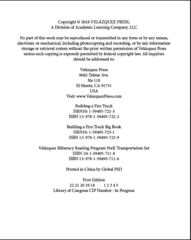 Building a Fire Truck (Small Book)