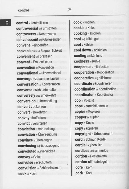 German Word to Word® Bilingual Dictionary