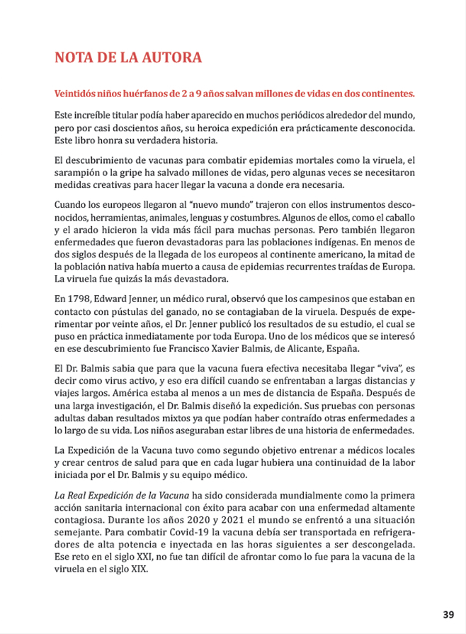 La Expedición de la vacuna