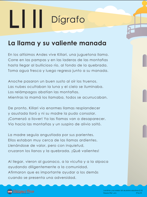 Las letras y sus sonidos: Set de pósters educativos (2-3) (Pre-Order October 1st)