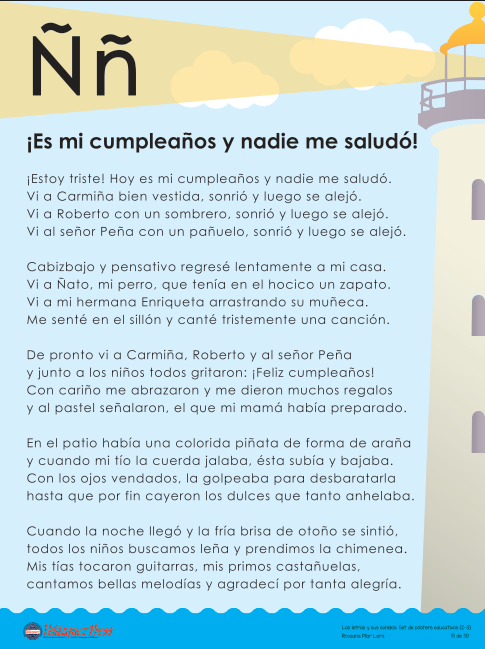 Las letras y sus sonidos: Set de pósters educativos (2-3) (Pre-Order October 1st)