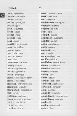 Spanish Word to Word® Bilingual Dictionary