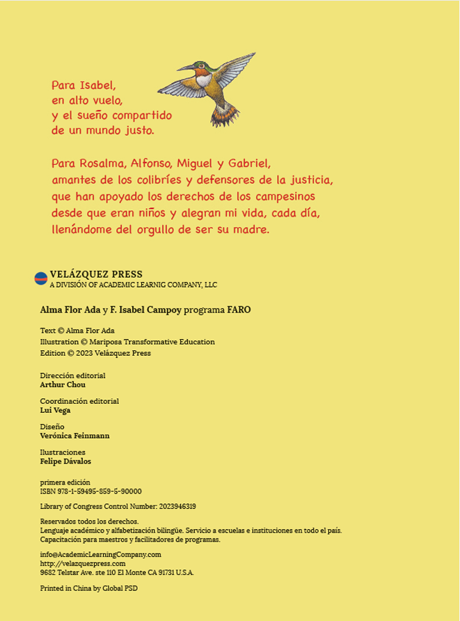 El vuelo de los colibríes