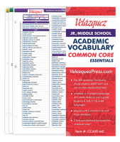 Academic Vocabulary,Common Core
