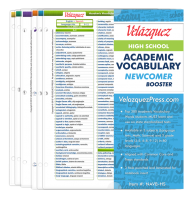 Velázquez High School Academic Vocabulary Newcomer Booster Zulu Set