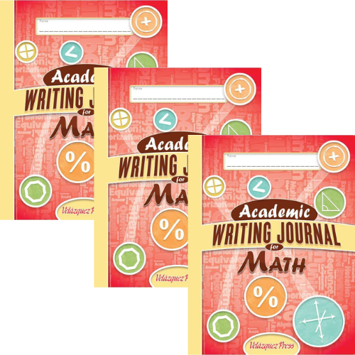 Writing Journal for Math - 15 pack – Velázquez Press | Biliteracy