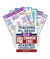 Common Core Academic Vocabulary Poster Set - ELA - 8th Grade
